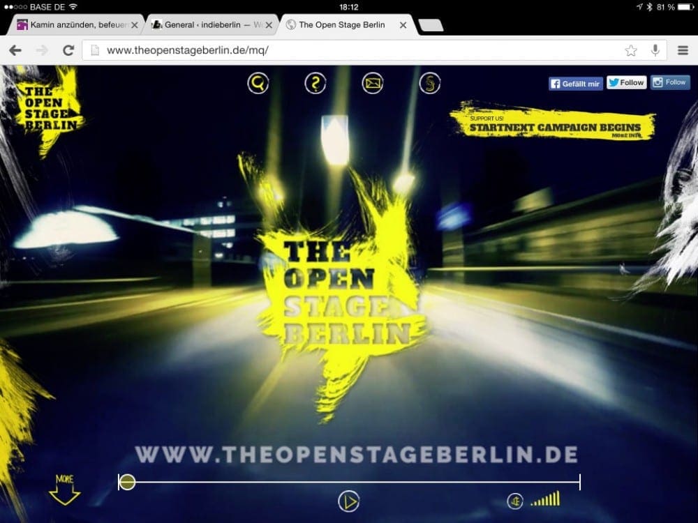 Open Stage Berlin Crowdfunding