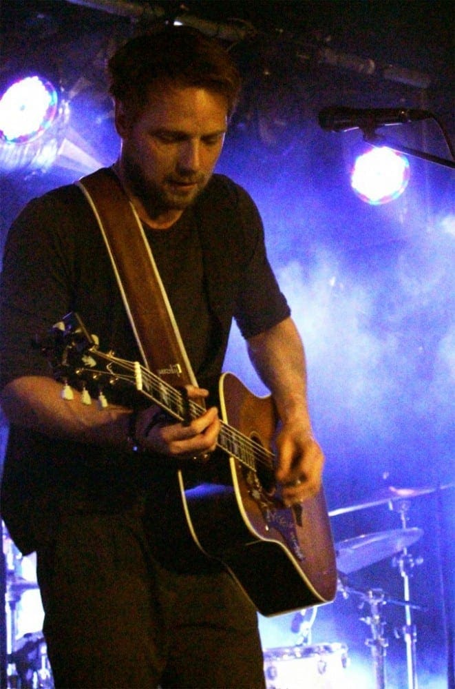 Christoph Letkowski plays indie music gig