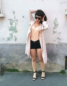 Melissa Righi with a summer outfit for indieberlin