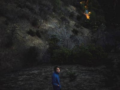 Kevin Morby singing saw album cover