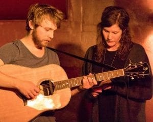 We Were Strangers duetting at Monarch for indieBerlin