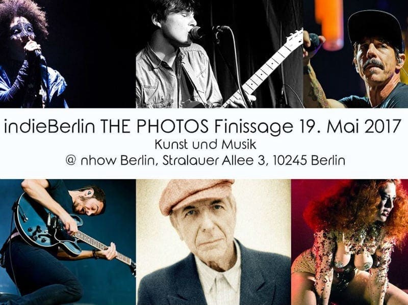 indieBerlin Finissage party announcement poster