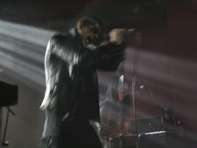 Cold Cave playing a show in Berlin in October 2017
