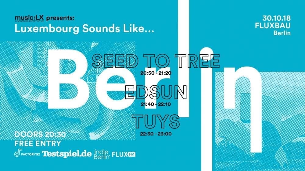 Luxembourg Sounds Like…? Find out at Fluxbau on the 30th
